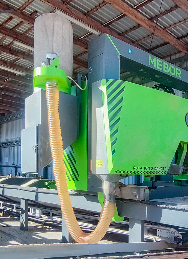 Maszyna do cięcia drewnianych bali